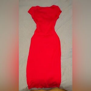 See You Monday Vibrant Red Maxi Bodycon Dress💋🔥